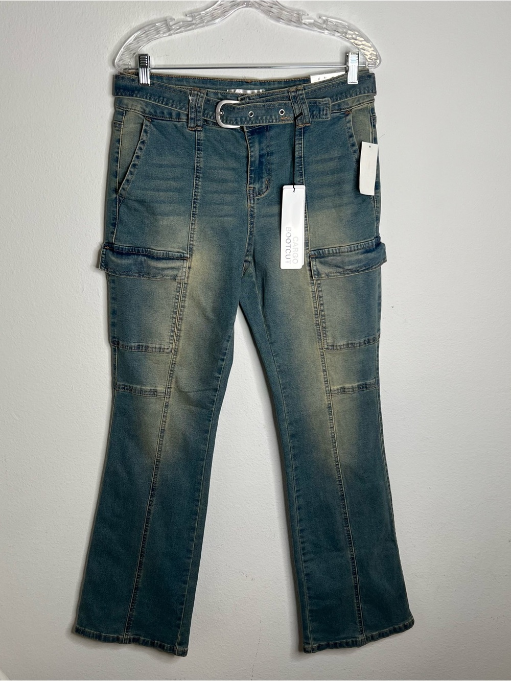 madden girl High rise Bootcut Blue Stretch Jeans for women 11